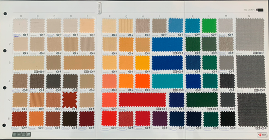 CATALOGO DE COLORES TOLDOS DE LONA